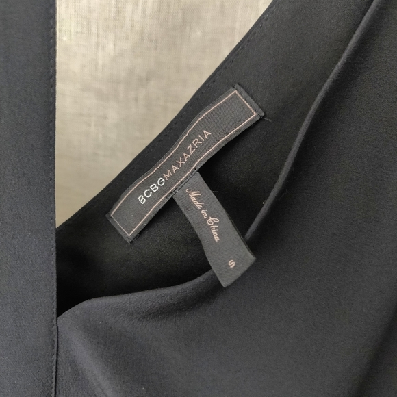 BCBGMaxAzria Sierra Blouse with Sequined Cap Sleeves - Picture 4 of 9